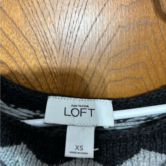 Ann Taylor LOFT Black and Gray Knit Dress XS - Picture 6 of 6